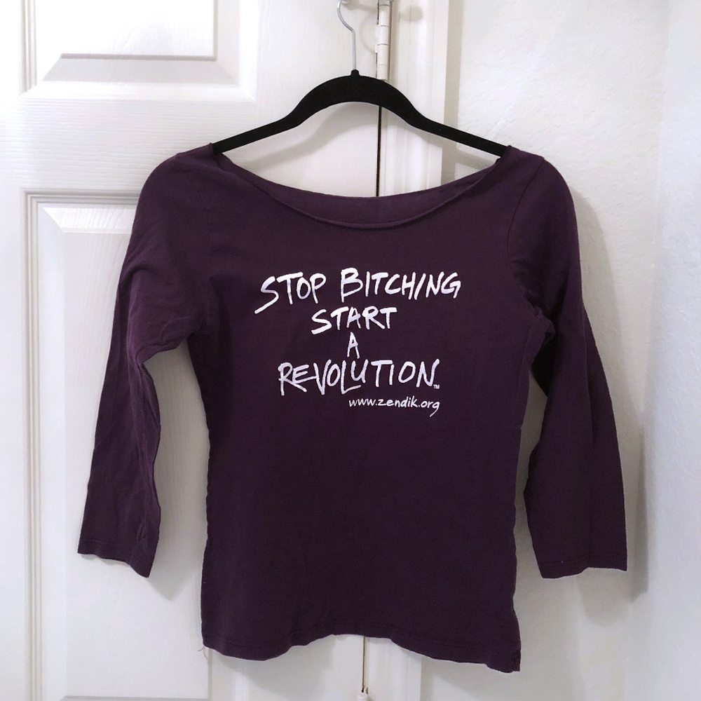 3/4 Length Sleeve Statement Tee